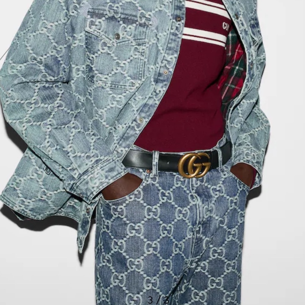Gucci Marmont Wide Belt